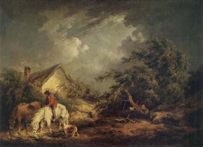 George Morland The Approaching Storm Germany oil painting art